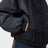 Black lightweight nylon jacket