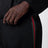 Pantaloni sportivi neri in jersey di viscosa