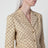Fitted jacket in new sand GG cotton