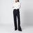 Midnight blue Shetland wool trousers