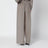 Pantalon leisure beige en soie imprimée GG