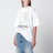 T-shirt The Window in jersey di cotone bianca