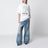 T-shirt The Window in jersey di cotone bianca