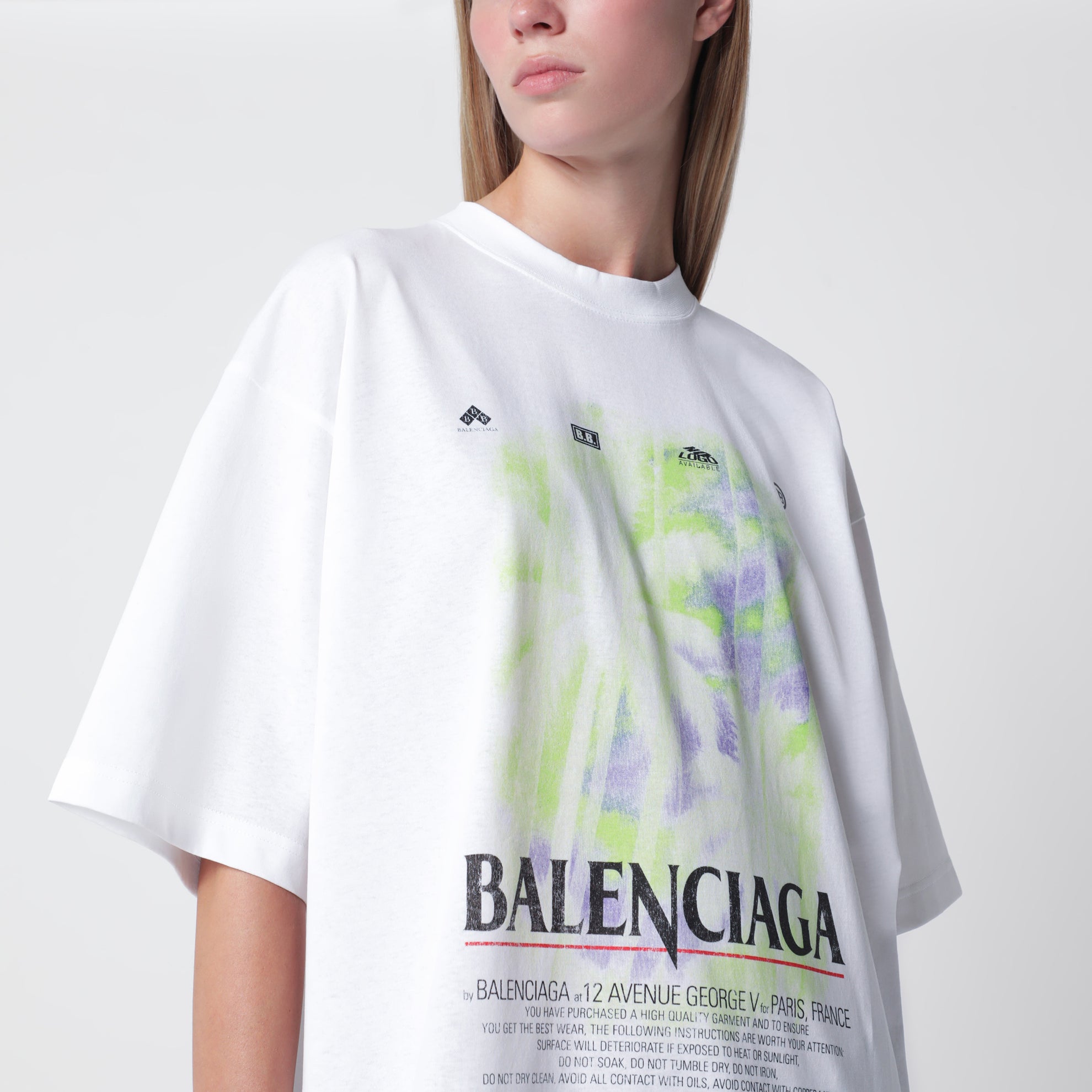 T-shirt The Window en jersey de coton blanc