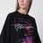 T-shirt Dream in jersey di cotone nera