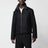 Veste noire en laine avec col en Intrecciato
