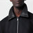 Veste noire en laine avec col en Intrecciato