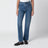 Jeans with leather pocket, Medium Blue