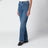 Jean avec poche en cuir, Bleu moyen