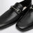 Mocassino Horsebit nero in pelle