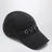 Cappello da baseball nero con logo con cristalli 
