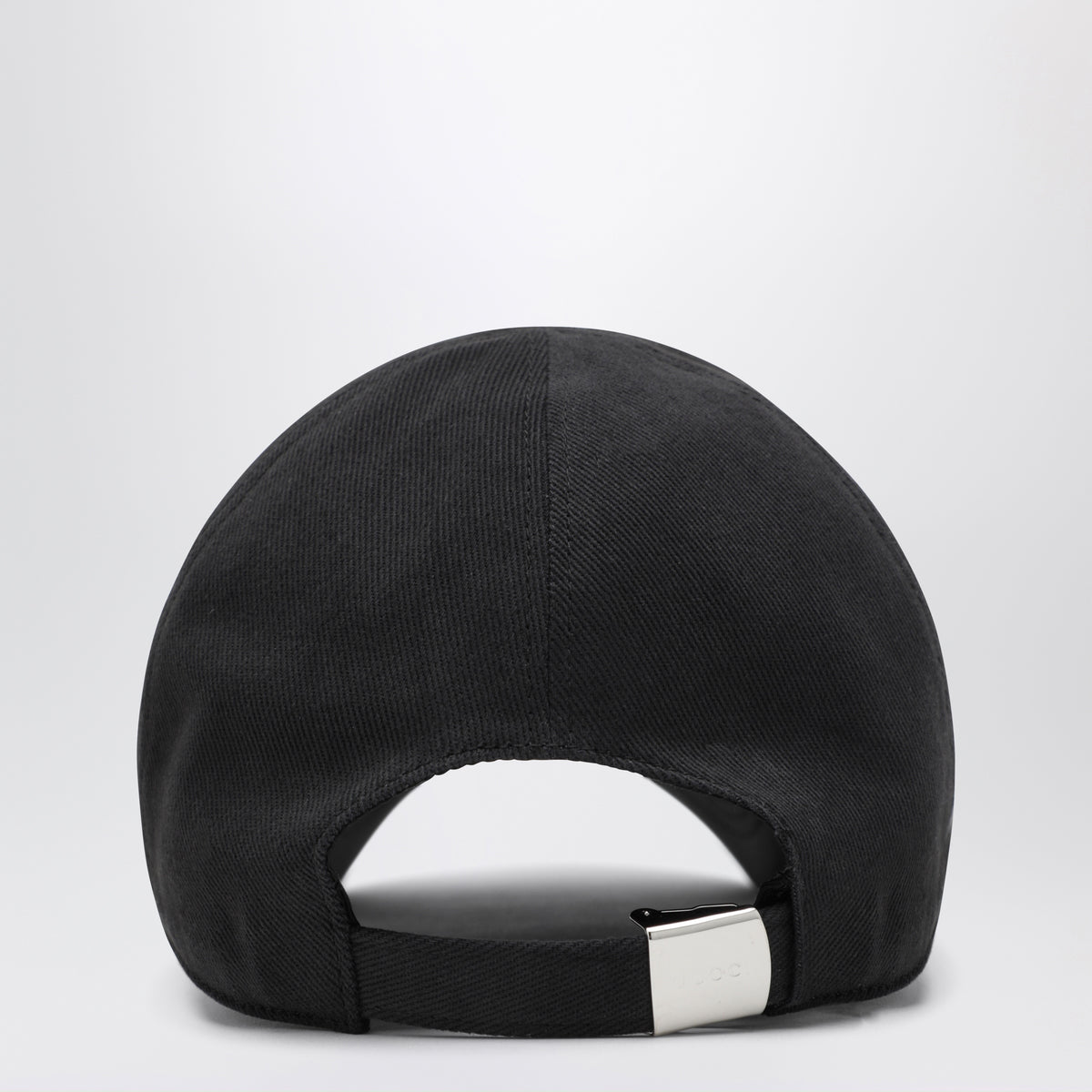 Cappello da baseball nero con logo con cristalli 