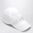 Weiße Baseballkappe mit Kristalllogo