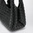 Schwarze Baby Bell Schultertasche aus Leder