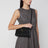 Andiamo 25 black leather clutch