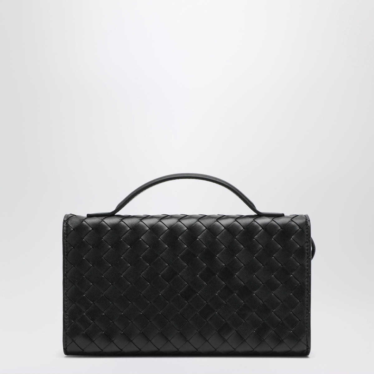 Andiamo 25 black leather clutch