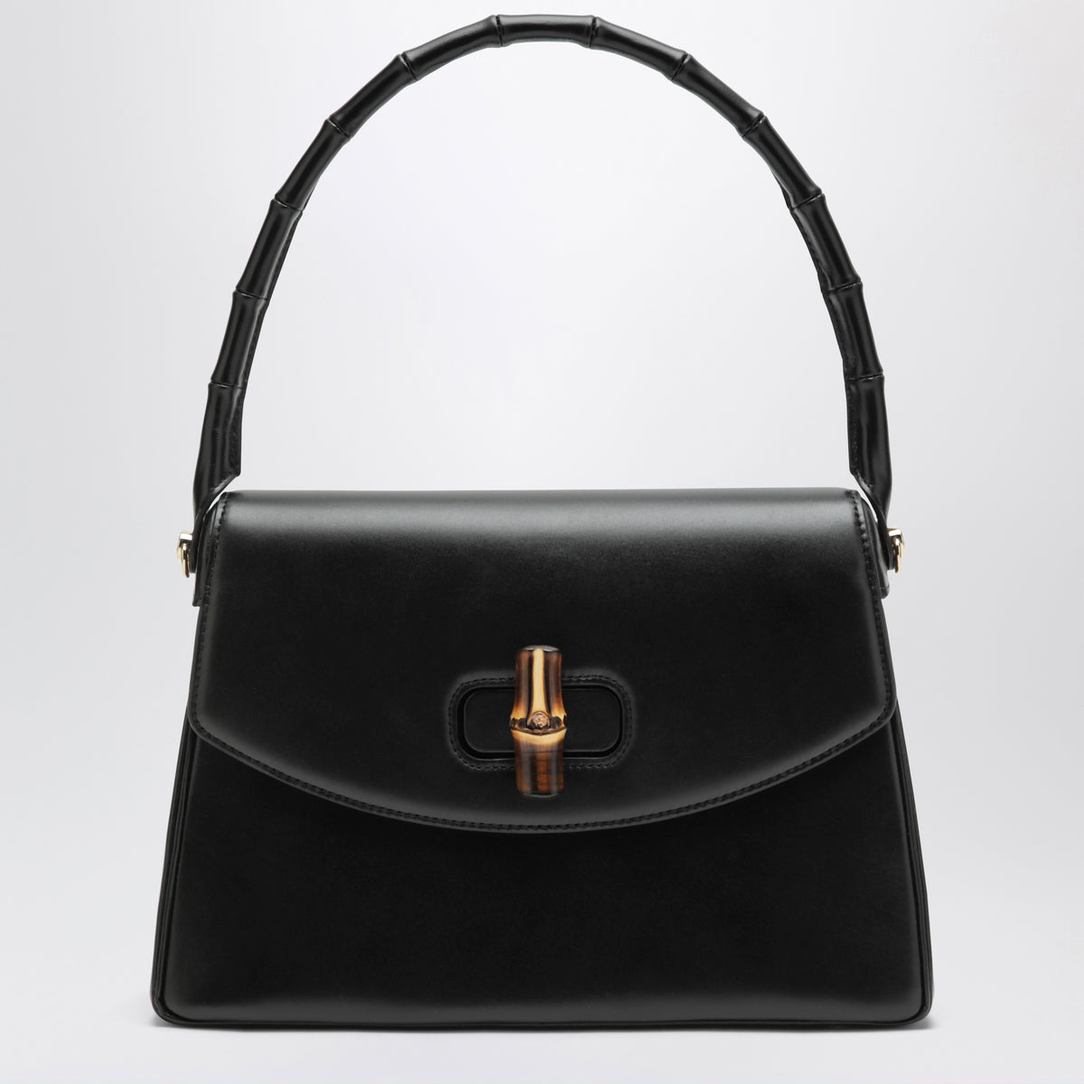 Borsa a mano Bamboo Vendetta media in pelle nera