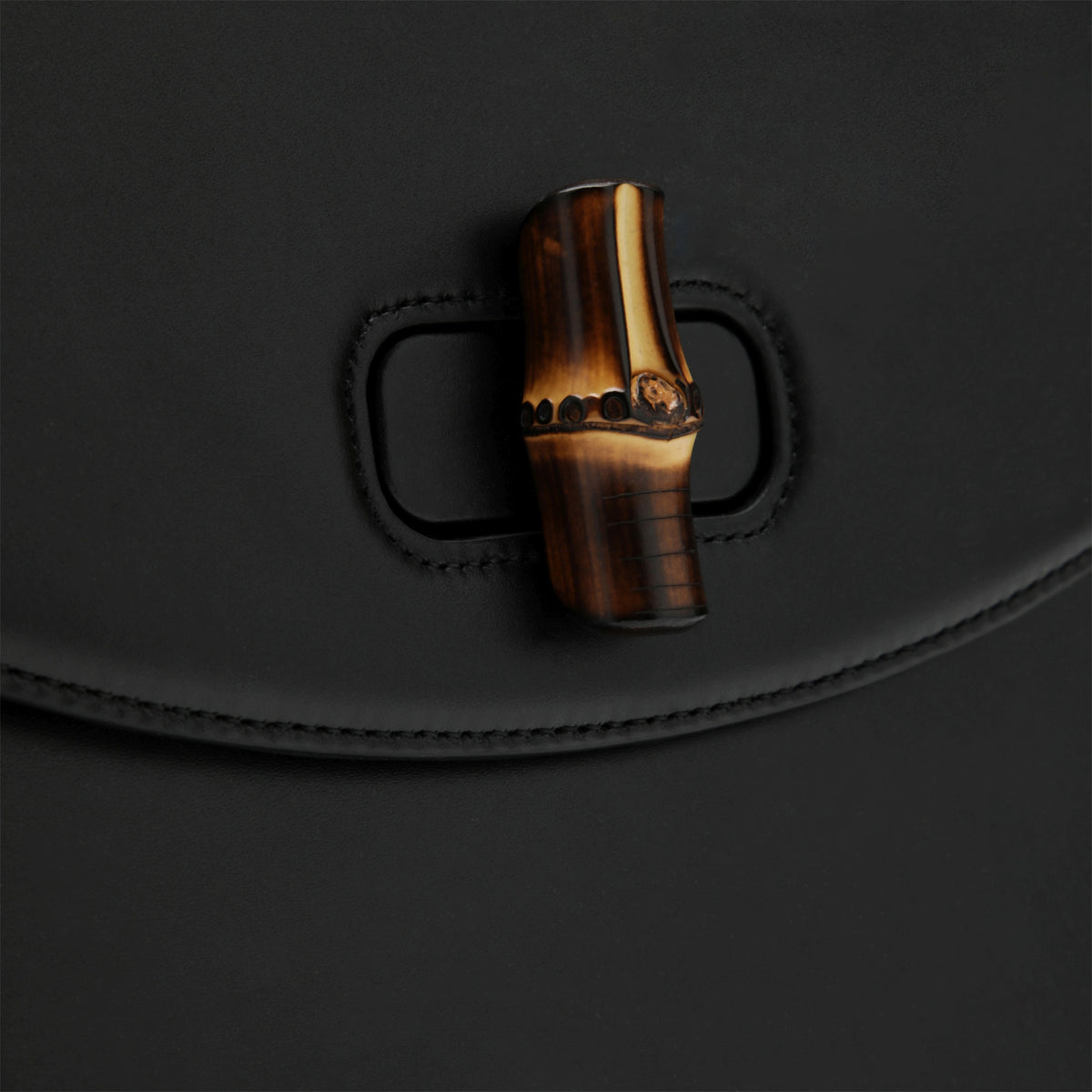 Borsa a mano Bamboo Vendetta media in pelle nera