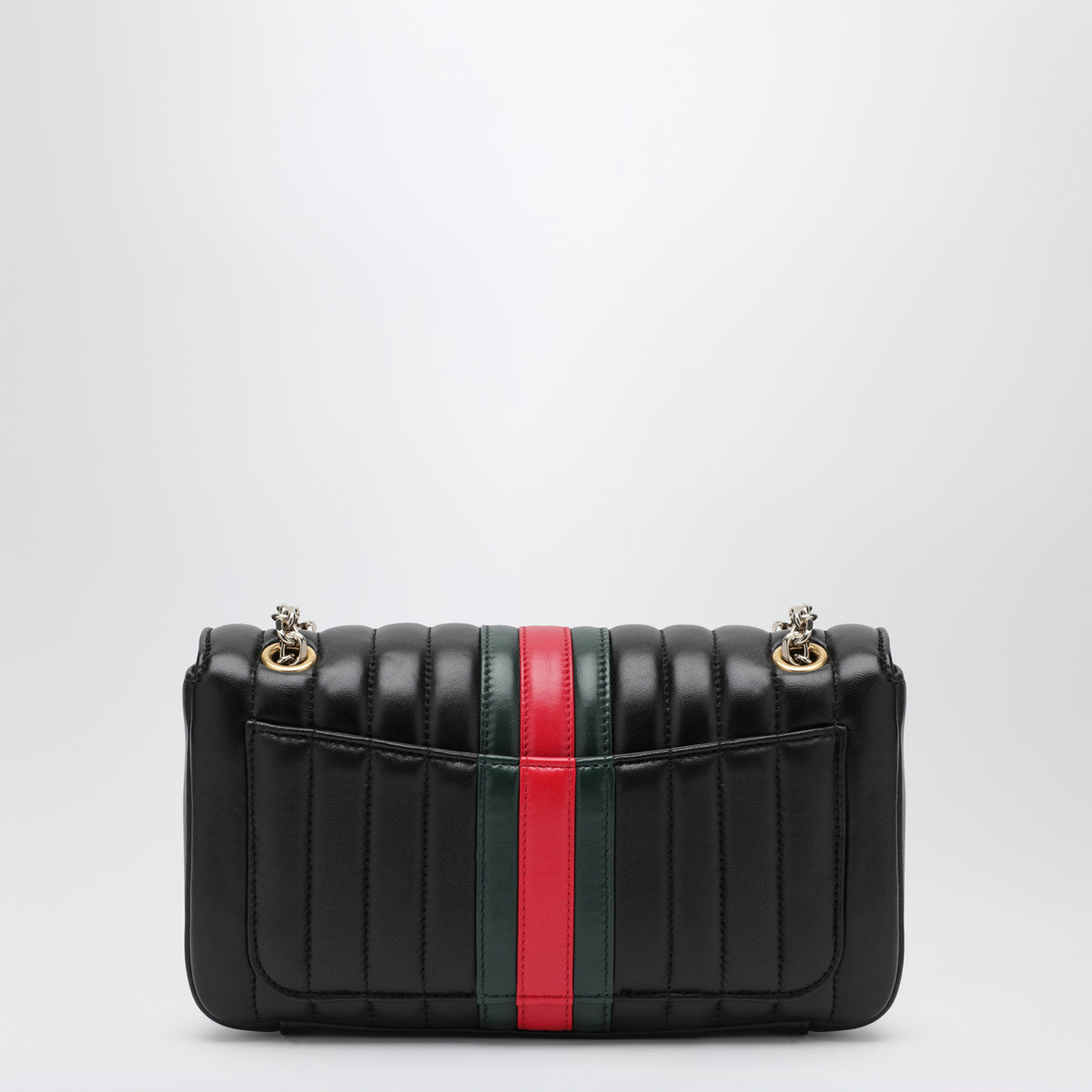 Jetset GG Marmont schwarze Nappa-Schultertasche