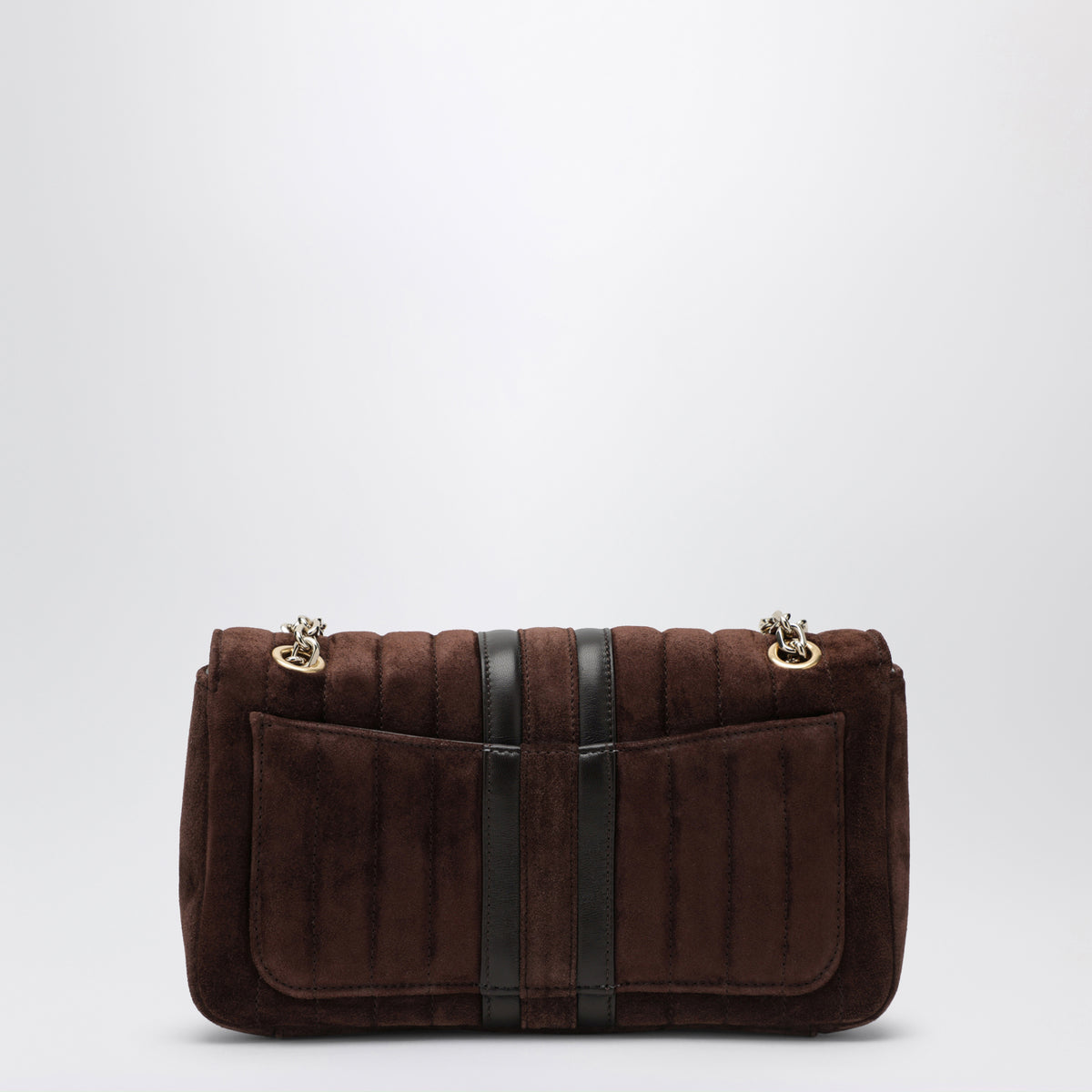 Jetset GG Marmont Medium brown suede bag