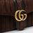 Jetset GG Marmont Medium brown suede bag