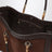 Borsa Bamboo Tote grande marrone in suede