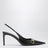 Escarpins à bride arrière en cuir noir
