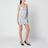 Dress in stretch nylon jersey with crystals