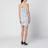 Dress in stretch nylon jersey with crystals