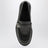 Mocassins noirs en cuir brossé avec Double G