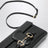 Borsa a spalla Horsebit Ristretto nera