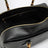 Große schwarze Bowlingtasche mit Bambus