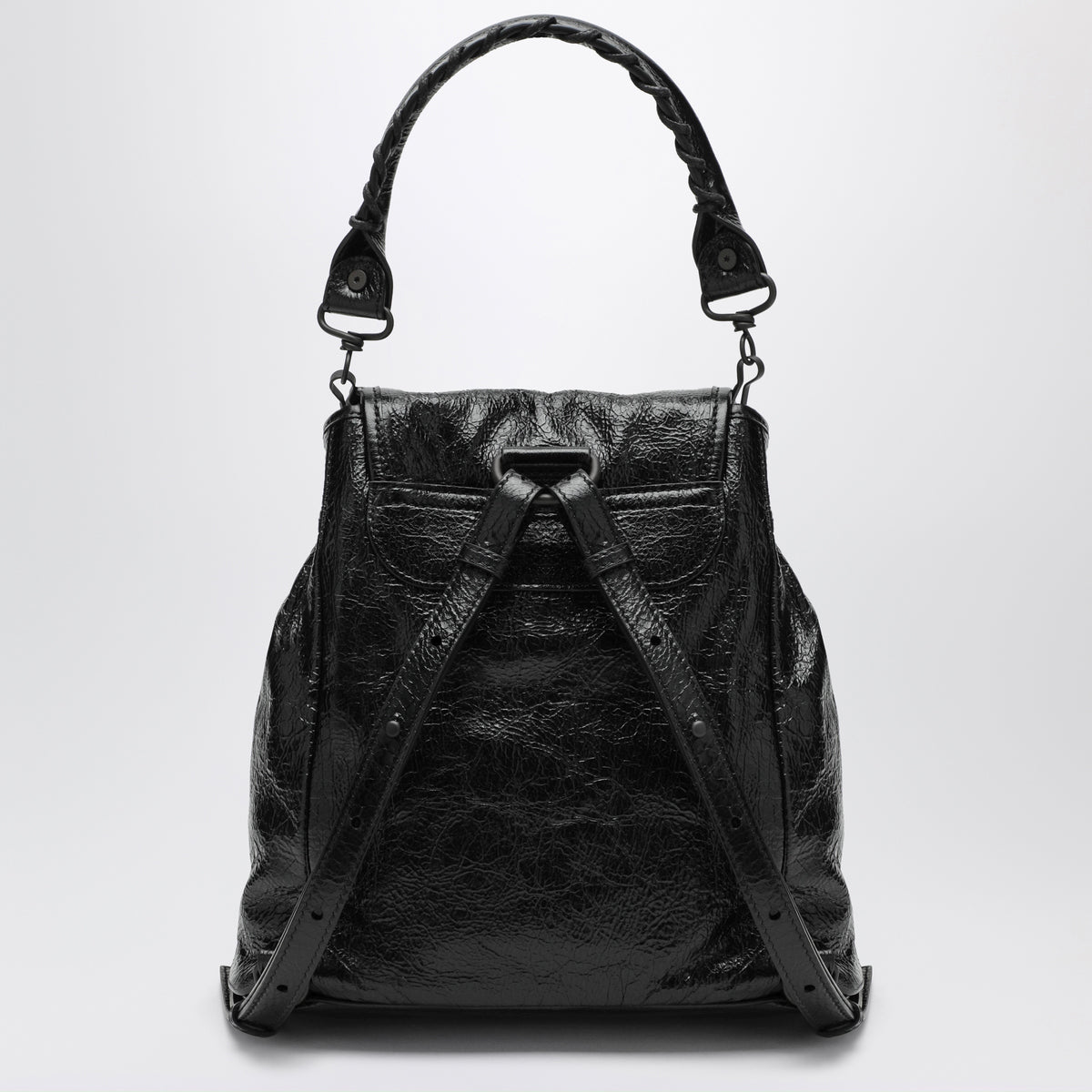 Le City Mini Black Lambskin Backpack
