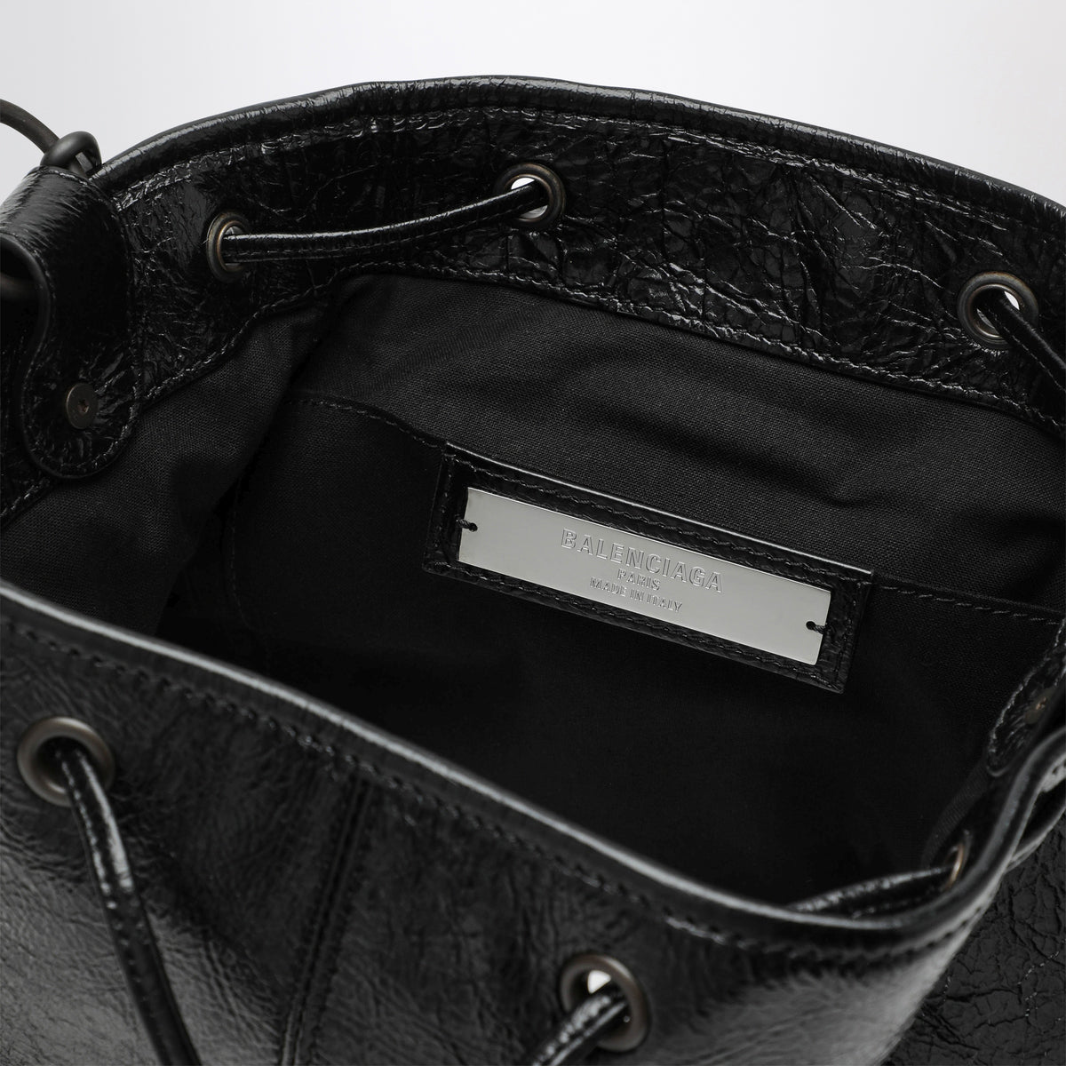 Le City Mini Black Lambskin Backpack
