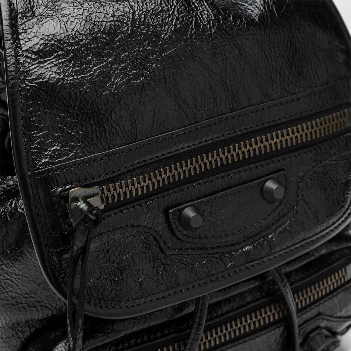 Le City Mini Black Lambskin Backpack
