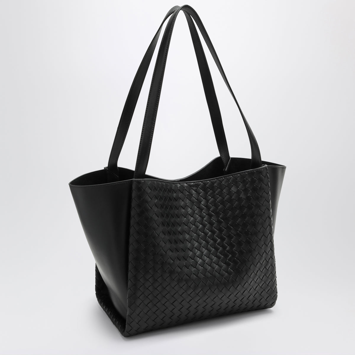 Corso black lambskin tote bag