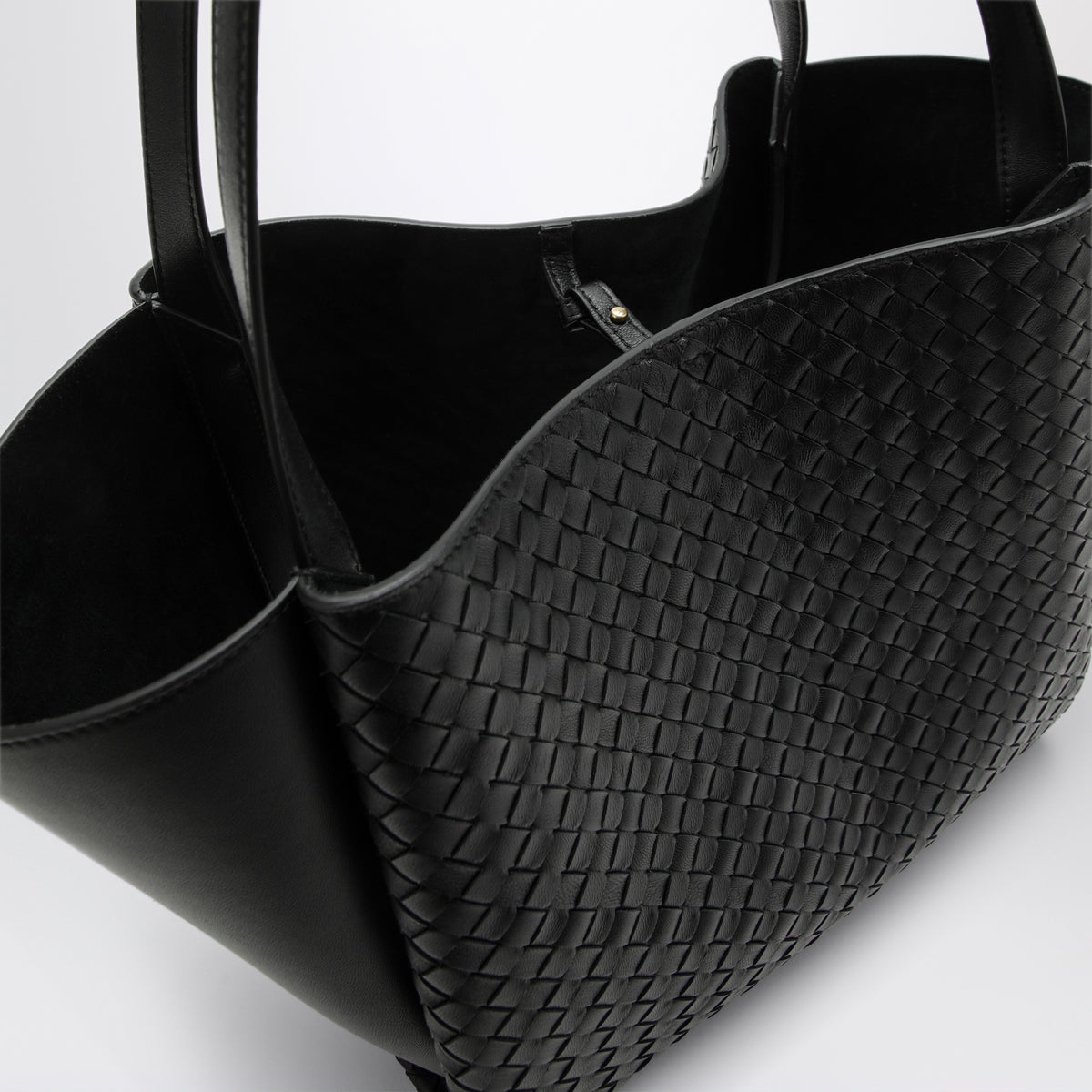 Corso black lambskin tote bag
