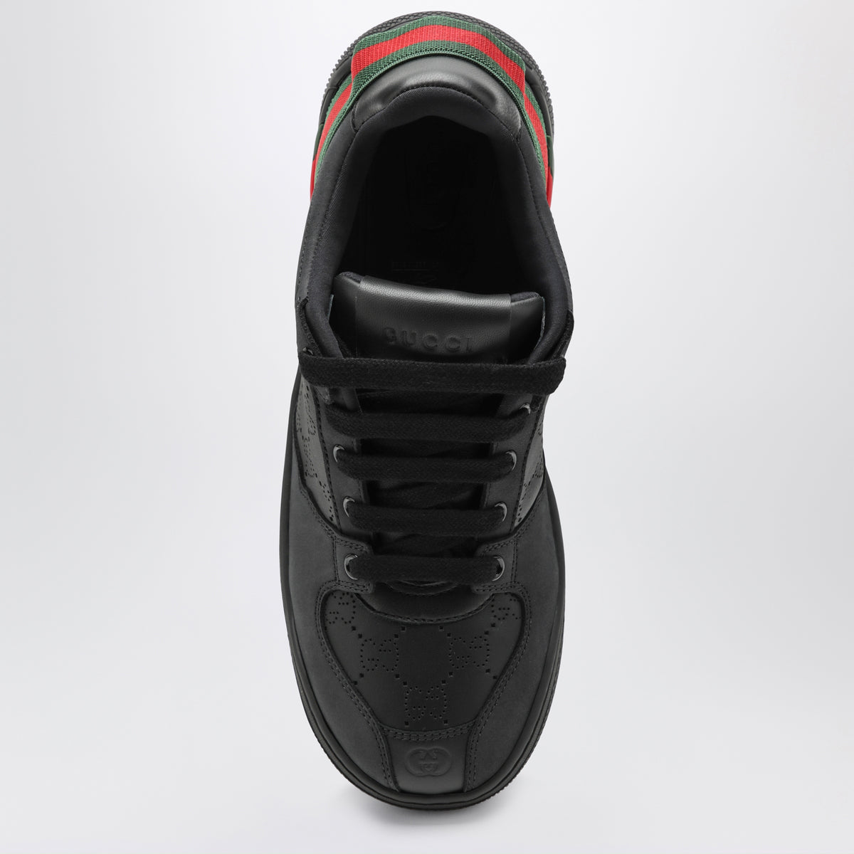 Black leather Screener sneakers