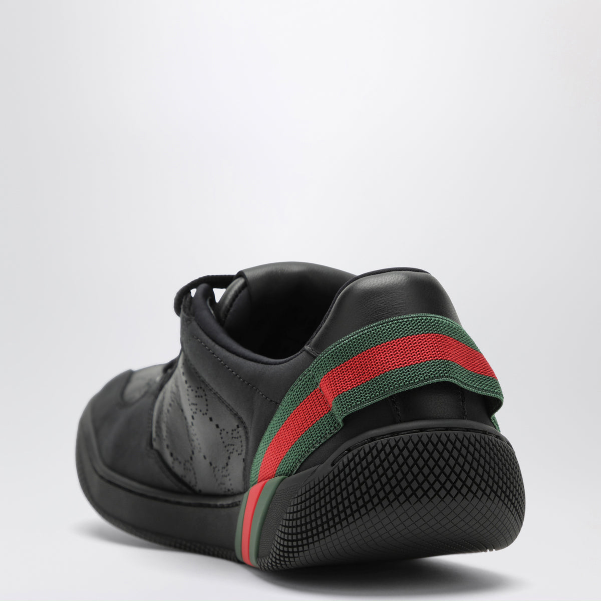 Black leather Screener sneakers