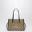 Borsa shopping piccola con ciondolo Doppia G