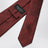 Cravate en soie jacquard rouge