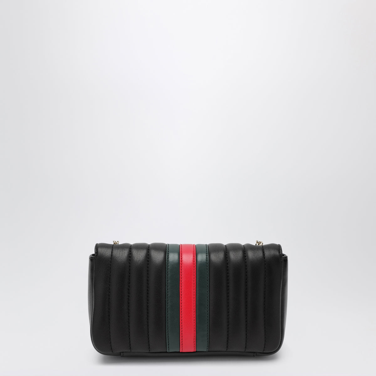 Jetset GG Marmont Small Black Nappa Leather Shoulder Bag