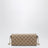 Sand/dunkelbraunes Wallet on Chain aus GG-Gewebe mit Horsebit