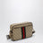 Borsa a tracolla piccola marrone in tessuto GG