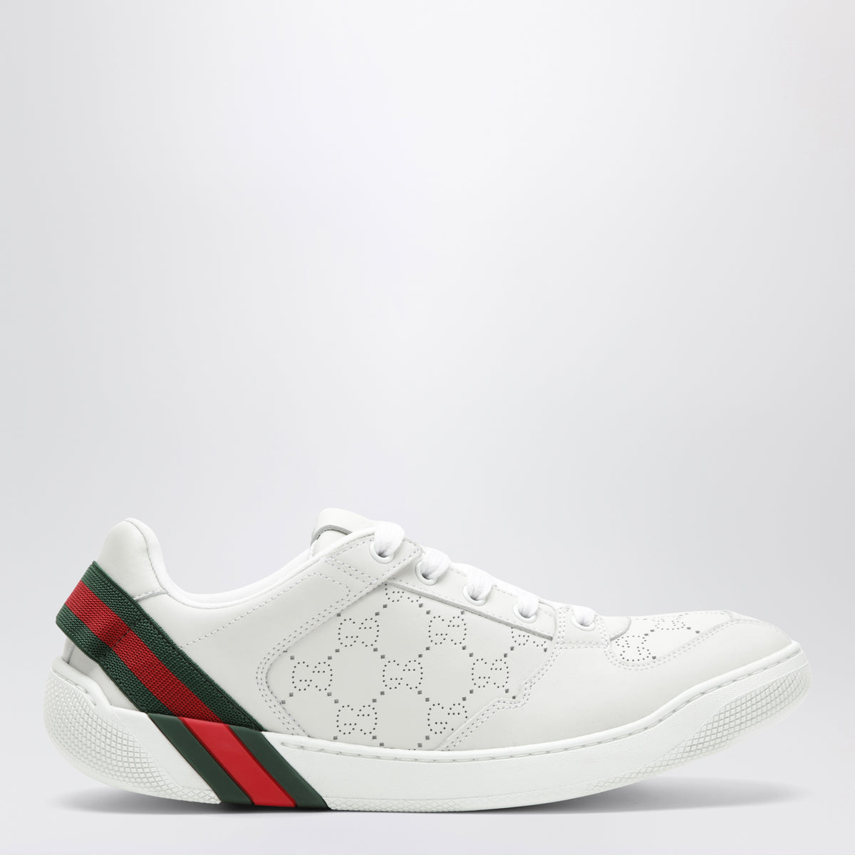 Sneakers Screener bianche in pelle
