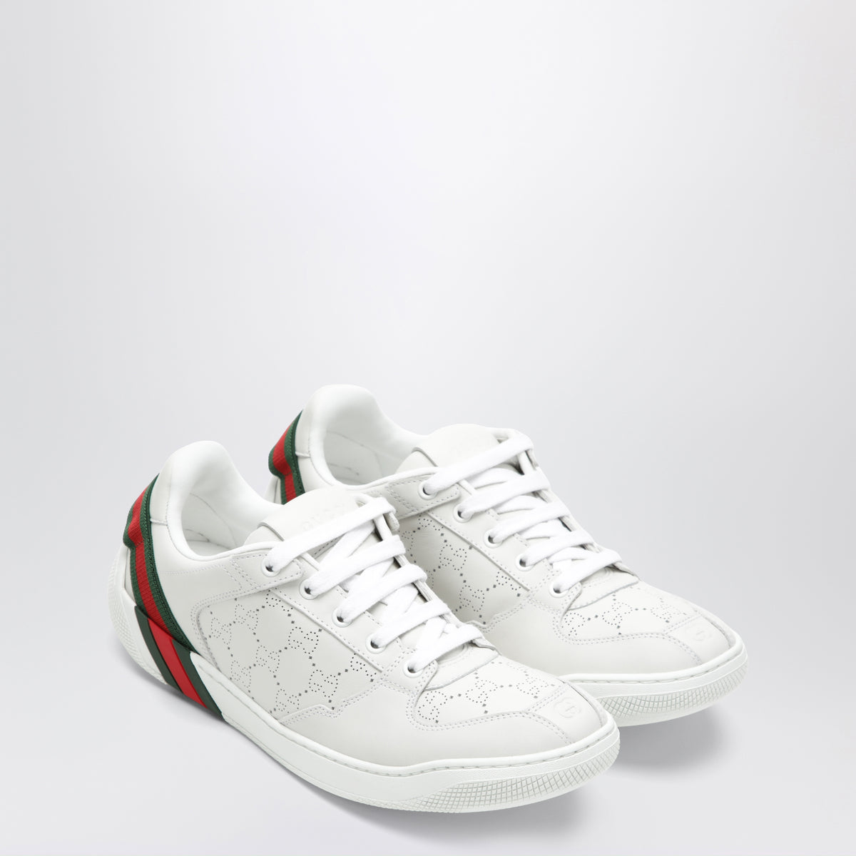 Sneakers Screener bianche in pelle