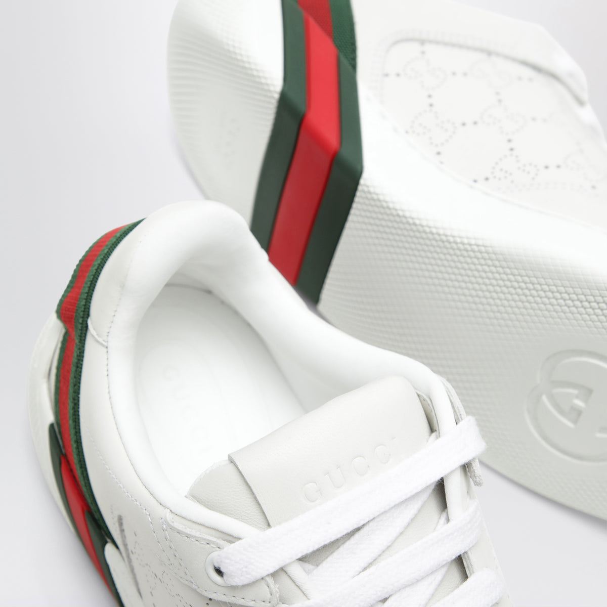 Sneakers Screener bianche in pelle