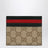 Card Holder in GG Coated Fabric