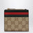 Beige sand wallet with multicoloured compartments