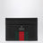 Portafoglio bi-fold Web Trademark nero in pelle